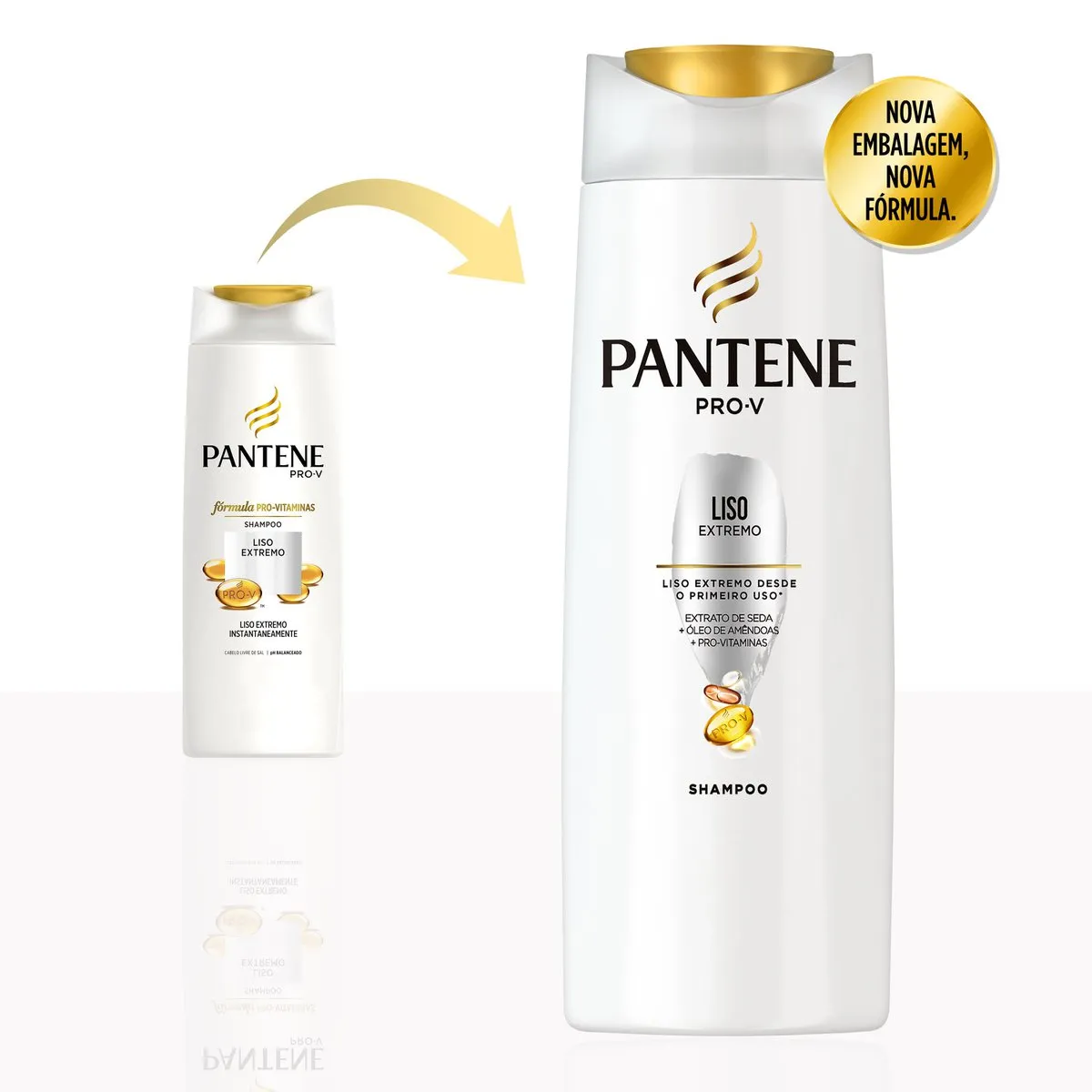 Shampoo Pantene Pro-V Liso Extremo 400ml — foto 3