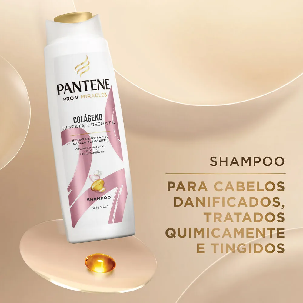 Shampoo Pantene Pro-V Miracles Colágeno Hidrata & Resgata 300ml — foto 2
