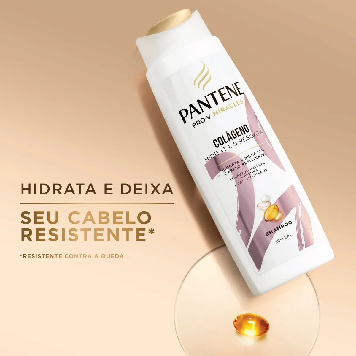 Shampoo Pantene Pro-V Miracles Colágeno Hidrata & Resgata 300ml — foto 3