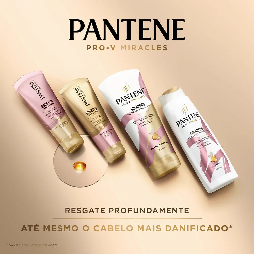 Shampoo Pantene Pro-V Miracles Colágeno Hidrata & Resgata 300ml — foto 8
