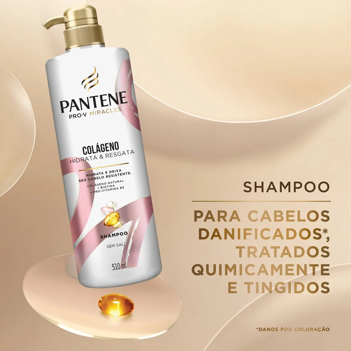 Shampoo Pantene Pro-V Miracles Colágeno Hidrata & Resgata 510ml — foto 4
