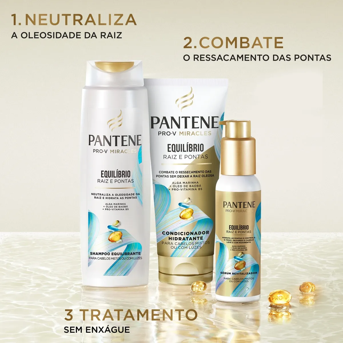 Shampoo Pantene Pro-V Miracles Equilíbrio Raiz & Pontas 300ml — foto 4