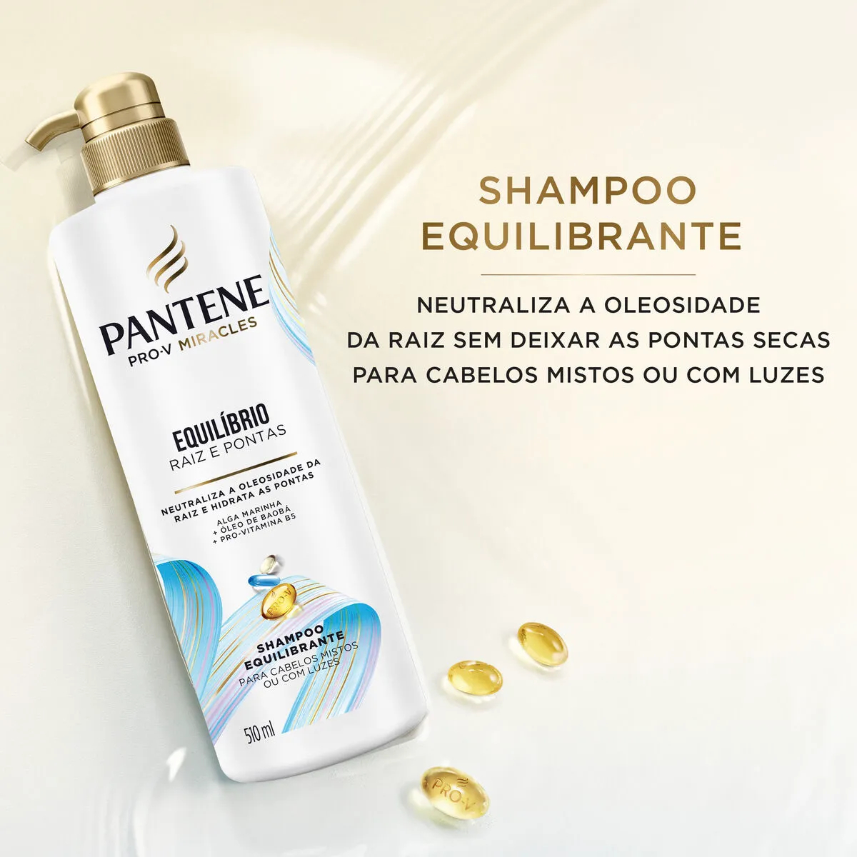 Shampoo Pantene Pro-V Miracles Equilíbrio Raiz & Pontas 510ml — foto 2