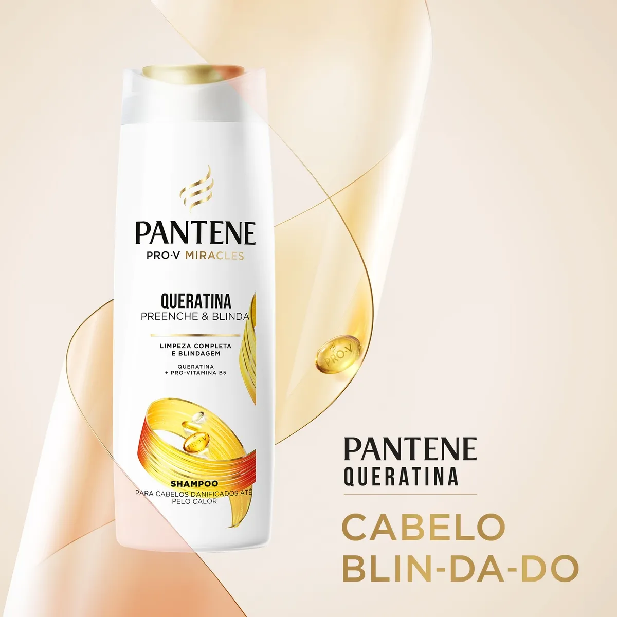 Shampoo Pantene Pro-V Miracles Queratina Preenche & Blinda 300ml — foto 2