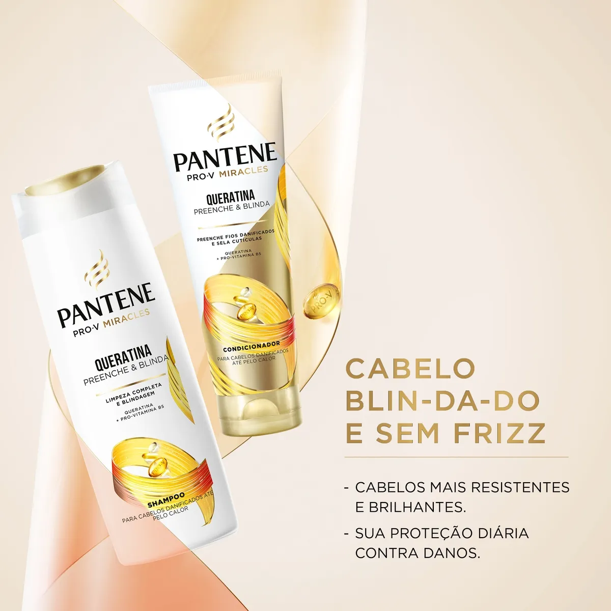 Shampoo Pantene Pro-V Miracles Queratina Preenche & Blinda 300ml — foto 6
