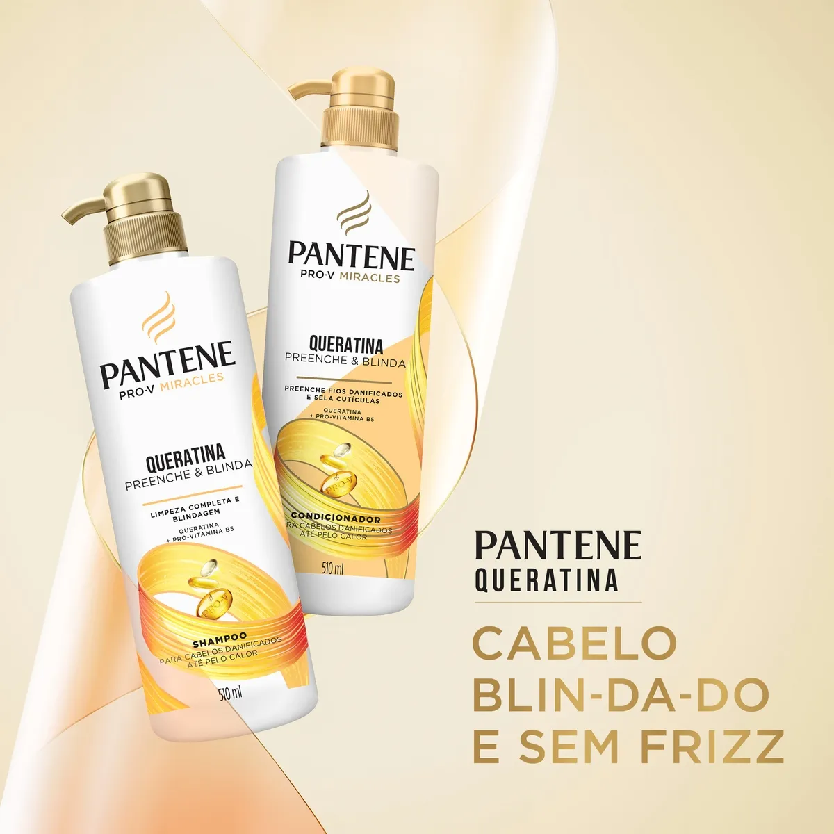 Shampoo Pantene Pro-V Miracles Queratina Preenche & Blinda 510ml — foto 5