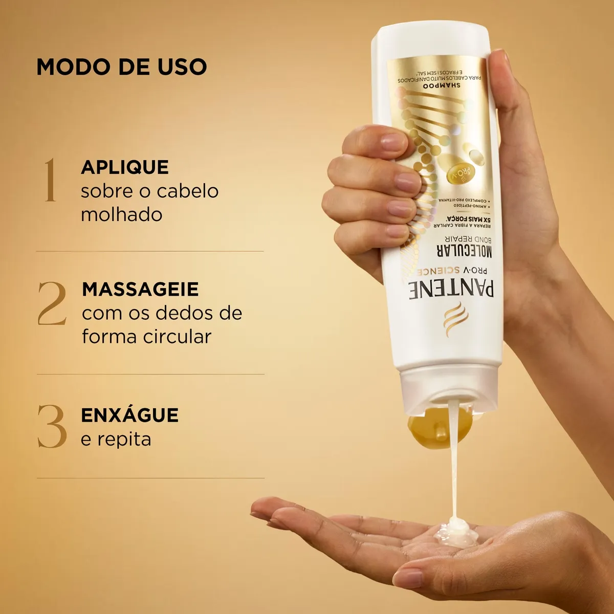 Shampoo Reparador Pantene Molecular Bond Repair 300ml — foto 7