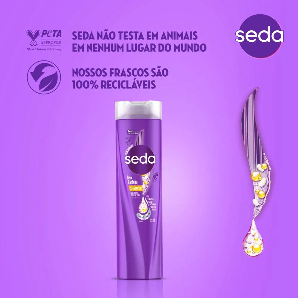 Shampoo Seda Liso Perfeito 325ml — foto 4