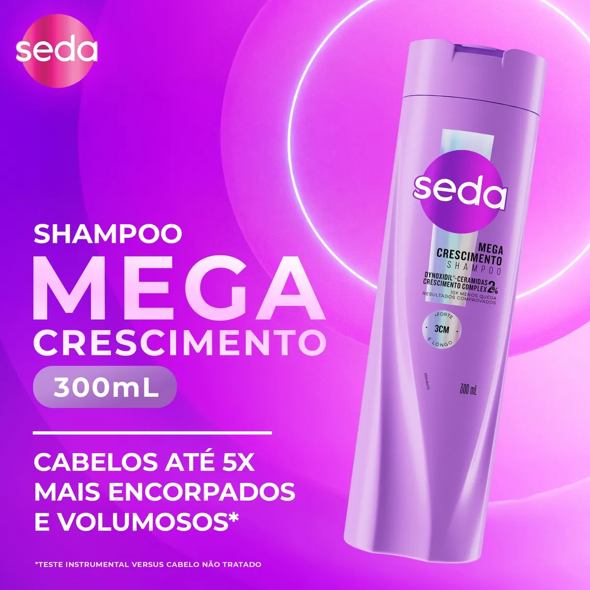 Shampoo Seda Mega Crescimento 300ml — foto 5