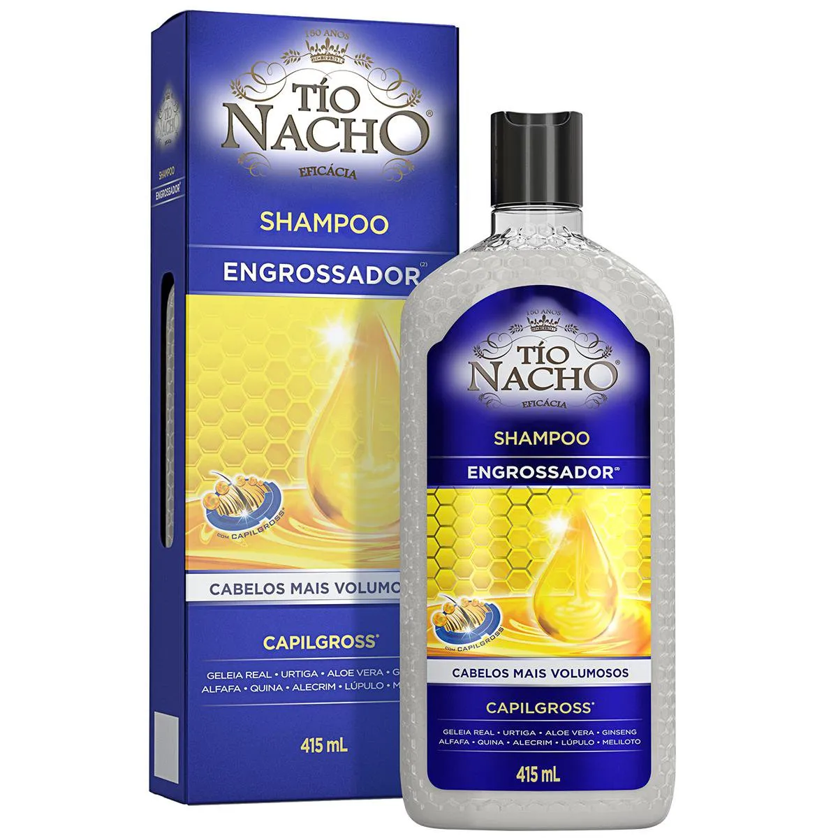 Shampoo Tío Nacho Engrossador Antiqueda Capillgross 415ml — foto 3