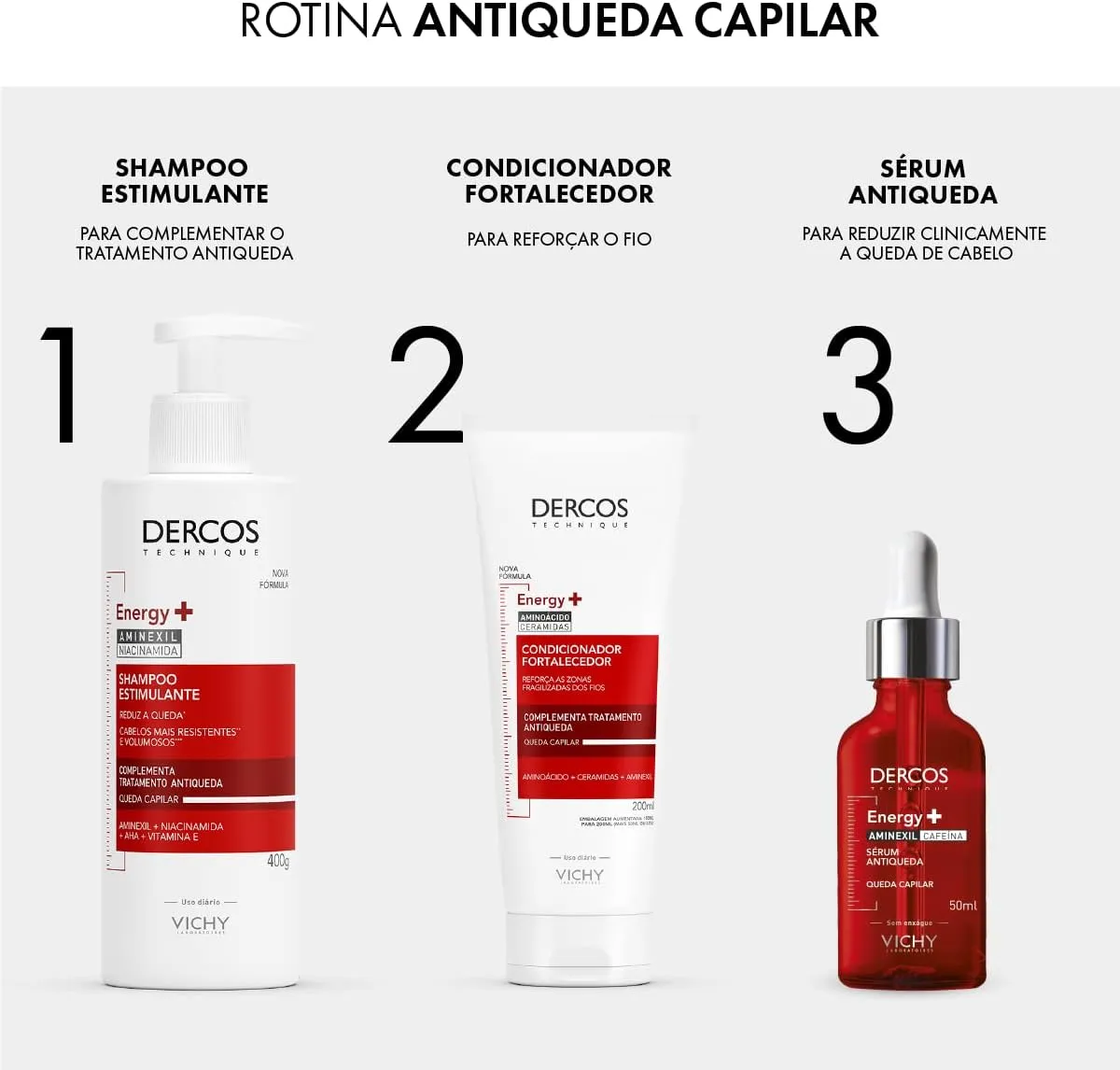 Shampoo Vichy Dercos Energy+ Antiqueda 400ml — foto 6