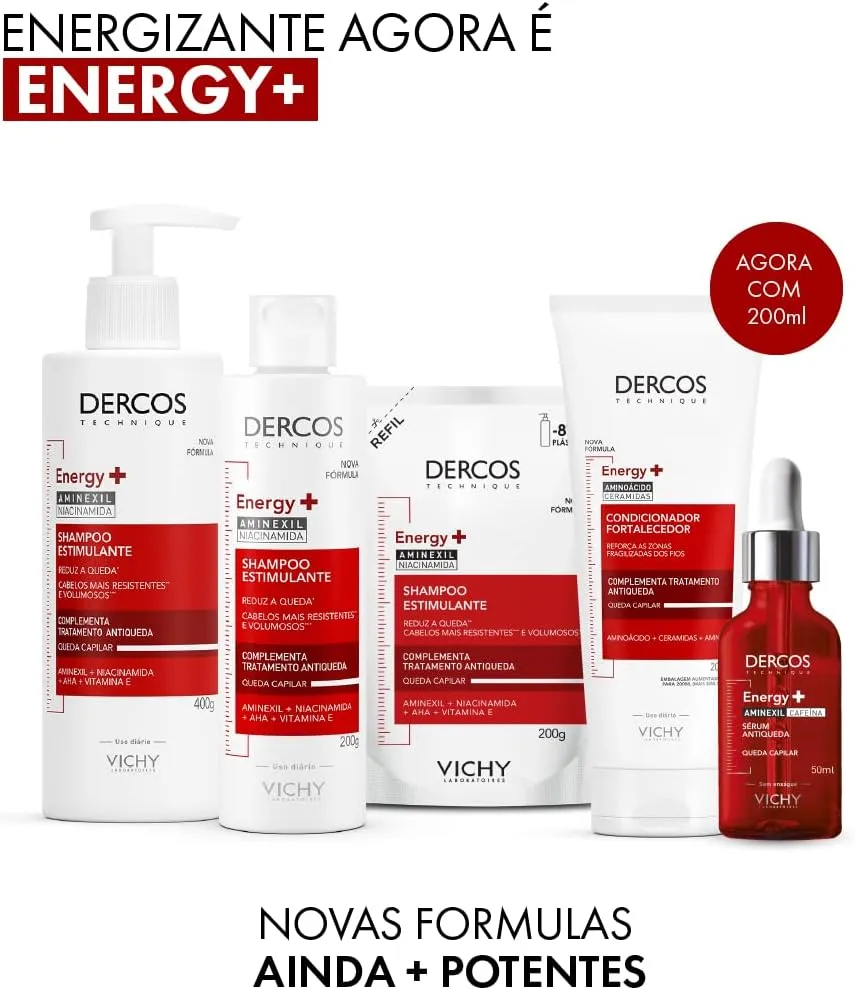 Shampoo Vichy Dercos Energy+ Antiqueda 400ml — foto 8