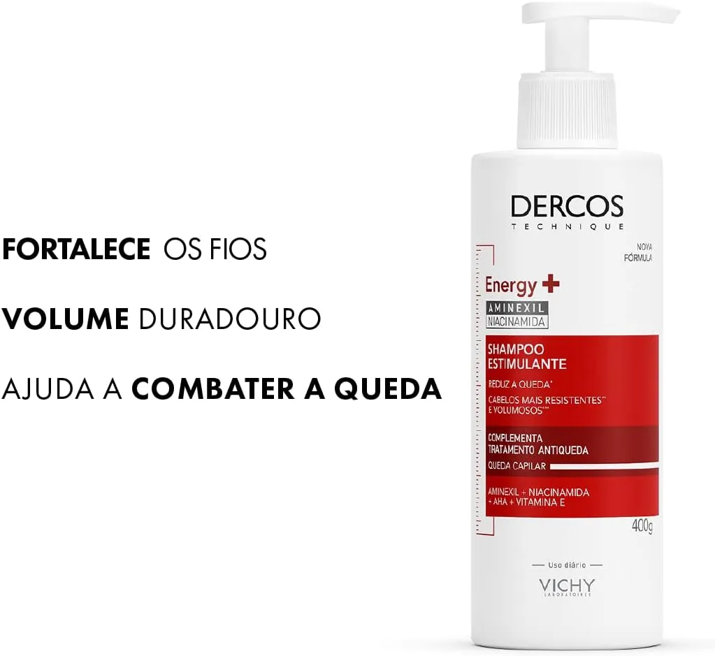 Shampoo Vichy Dercos Energy+ Antiqueda 400ml — foto 4