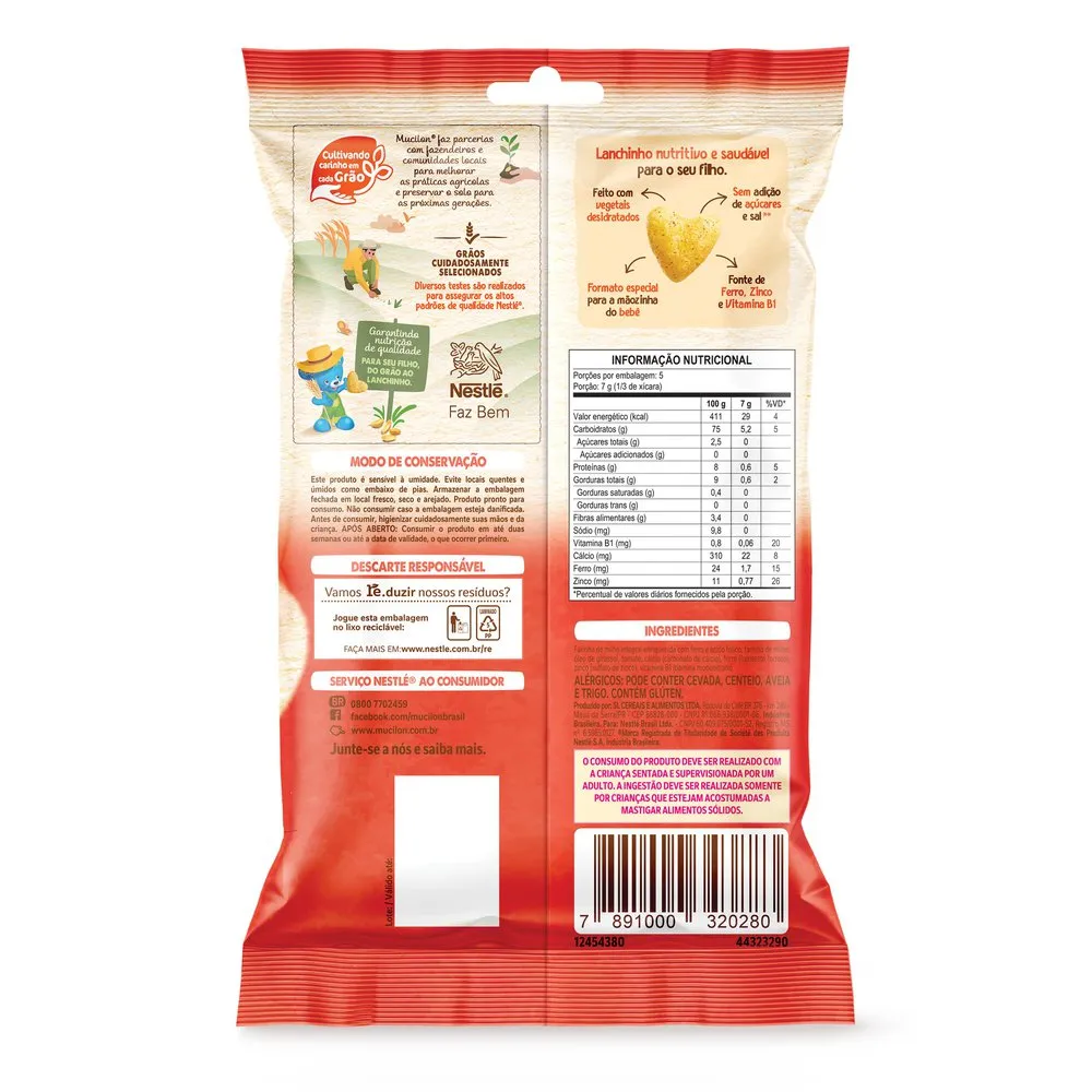 Snack Infantil Mucilon Meu Primeiro Lanchinho Sabor Tomate 35g — foto 3