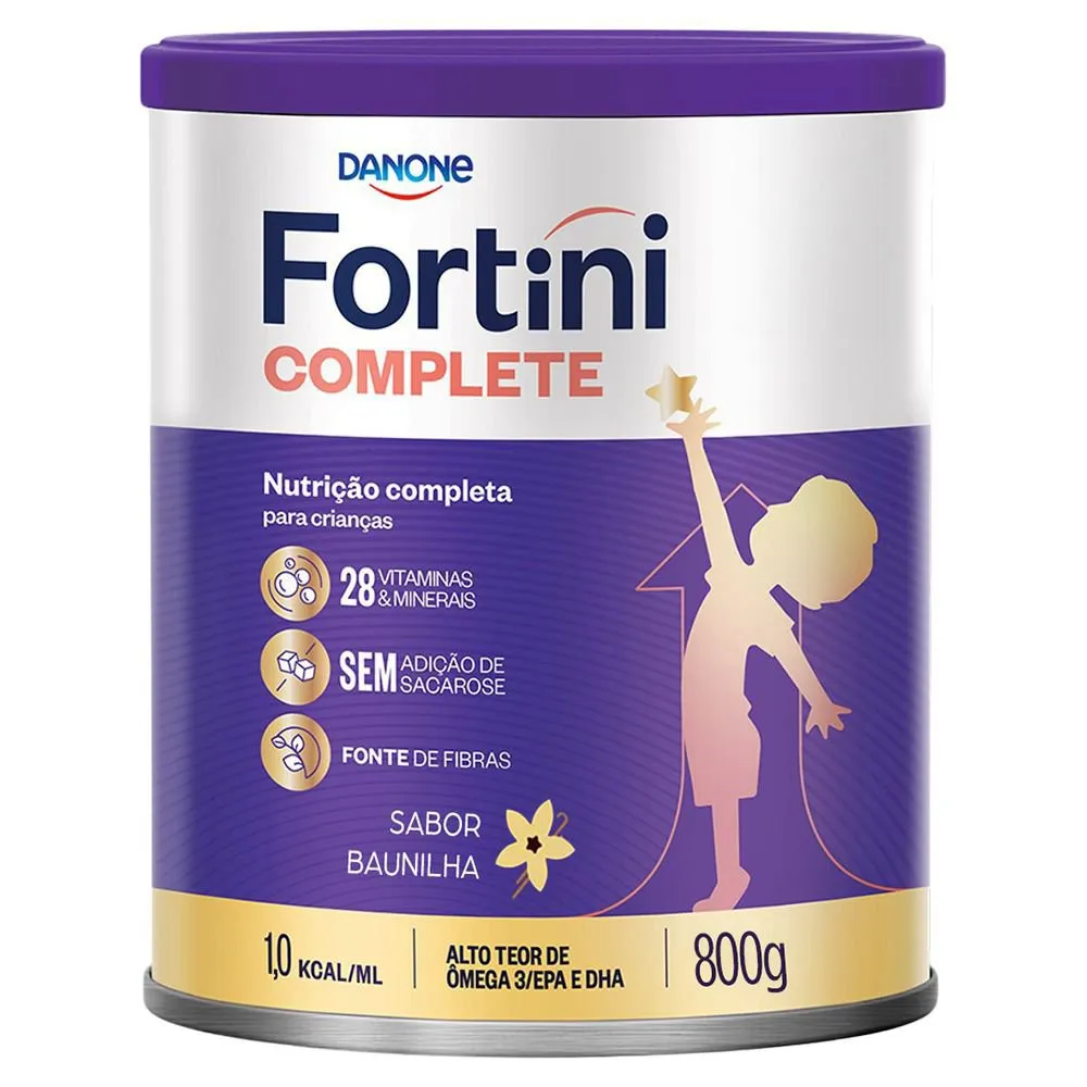 Suplemento Alimentar Infantil Fortini Complete Sabor Baunilha 800g