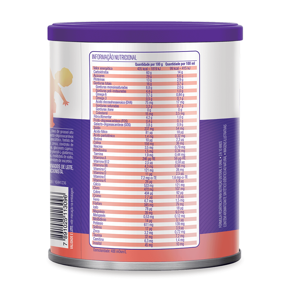Suplemento Alimentar Infantil Fortini Complete Sabor Vitamina de Frutas 400g — foto 3