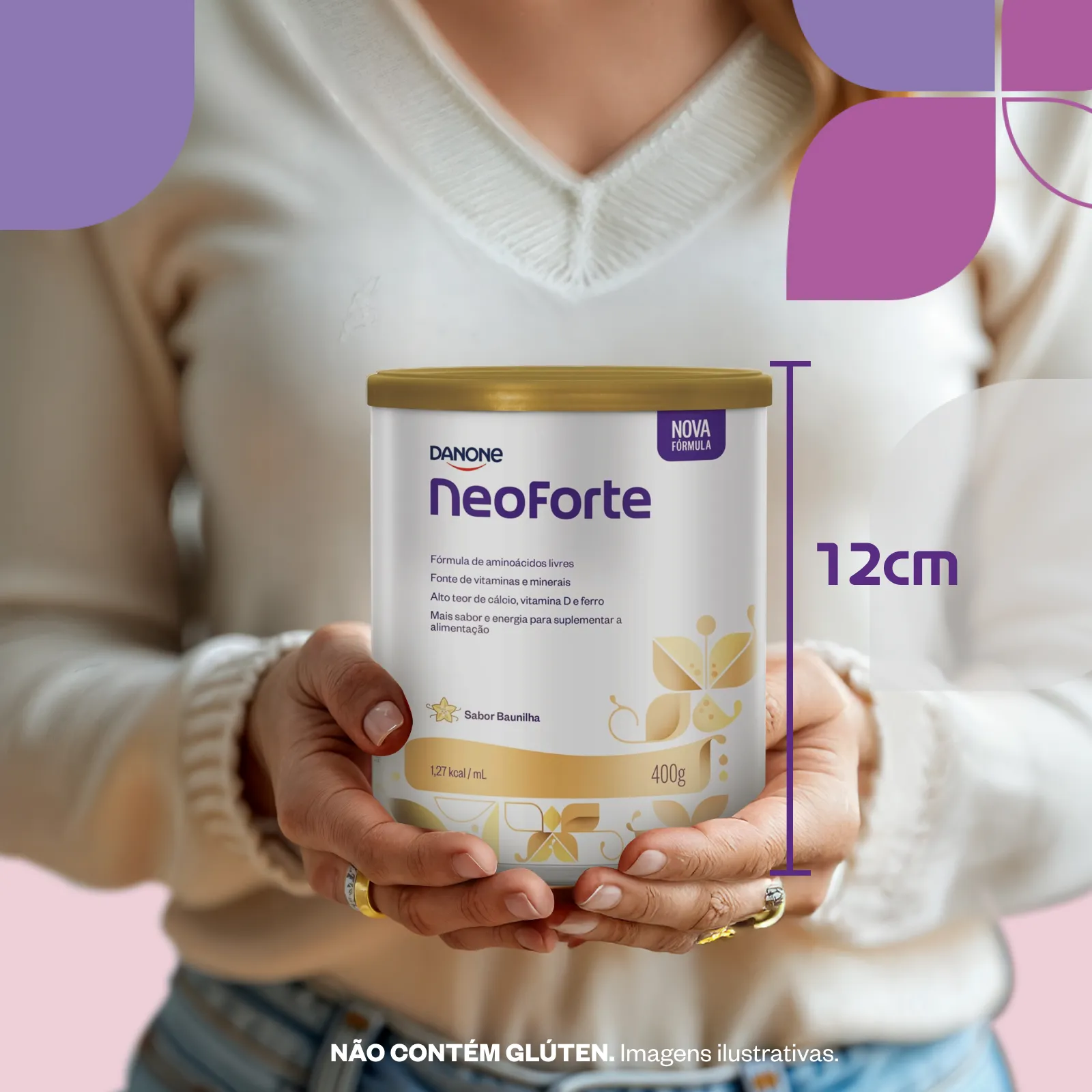 Suplemento Alimentar Infantil NeoForte Sabor Baunilha 400g — foto 6