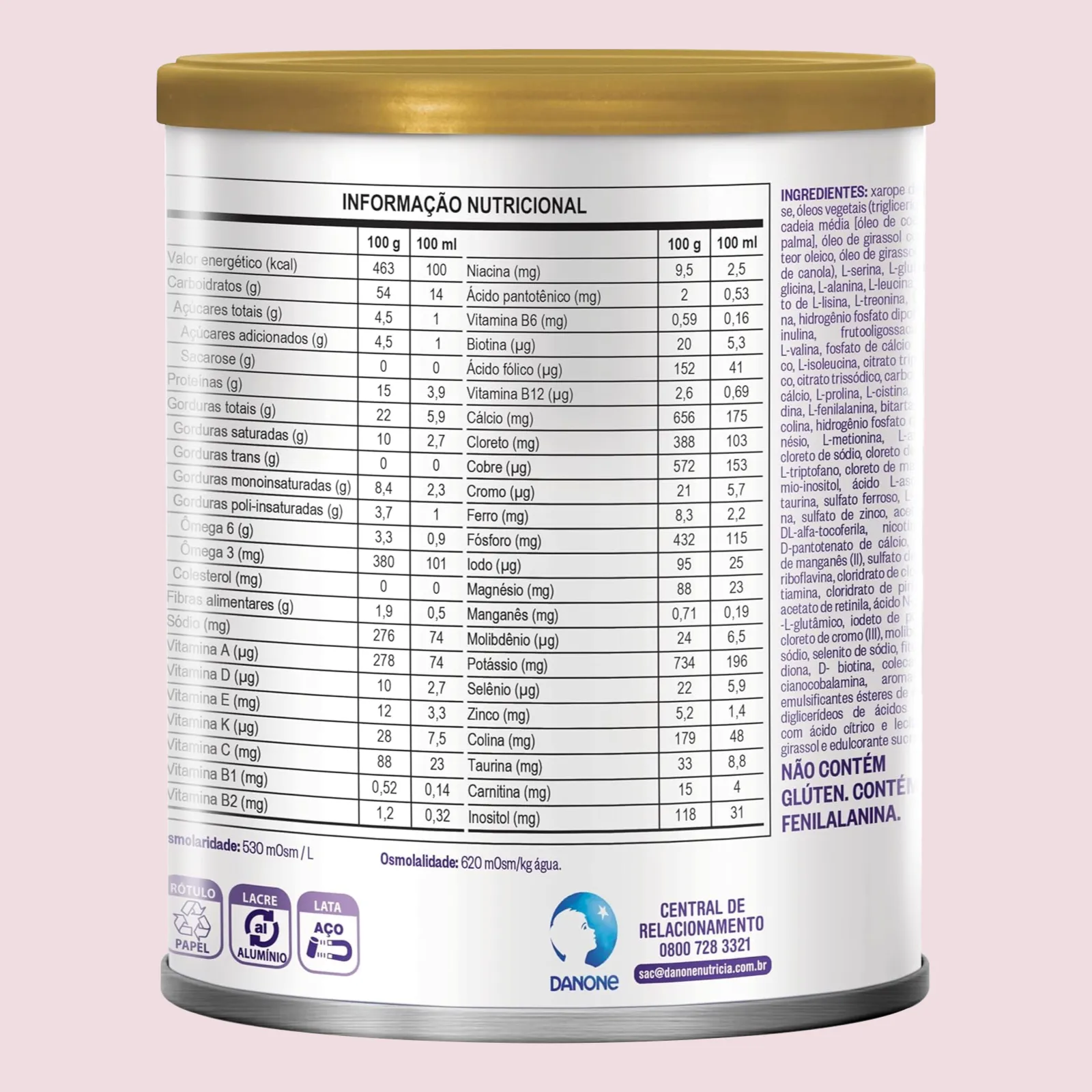 Suplemento Alimentar Infantil NeoForte Sabor Baunilha 400g — foto 9