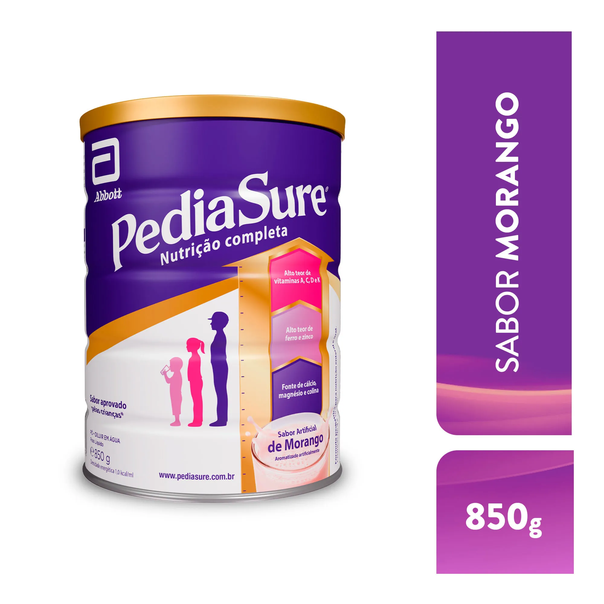 Suplemento Alimentar Infantil PediaSure Complete Sabor Chocolate +4 anos 850g