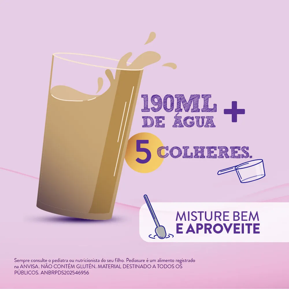 Suplemento Alimentar Infantil Pediasure Sabor Chocolate +4 Anos 400g — foto 4