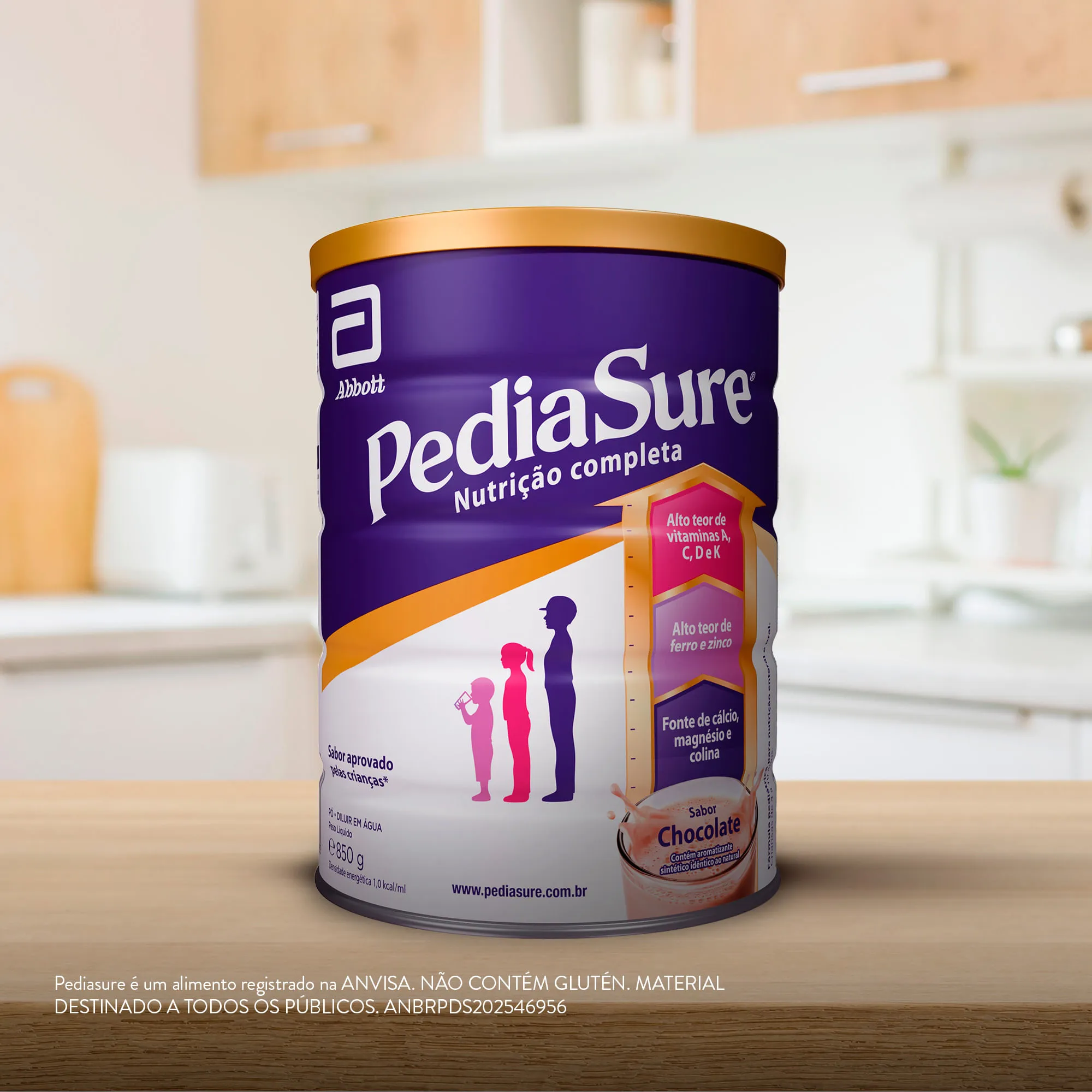 Suplemento Alimentar Infantil PediaSure Sabor Morango +4 anos 850g — foto 5