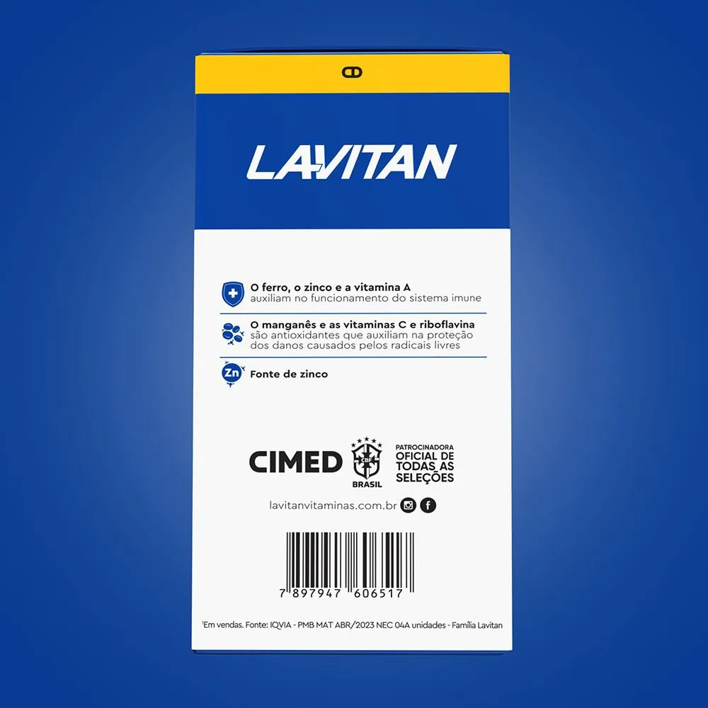 Suplemento Alimentar Lavitan AZ Original 60 Comprimidos — foto 4