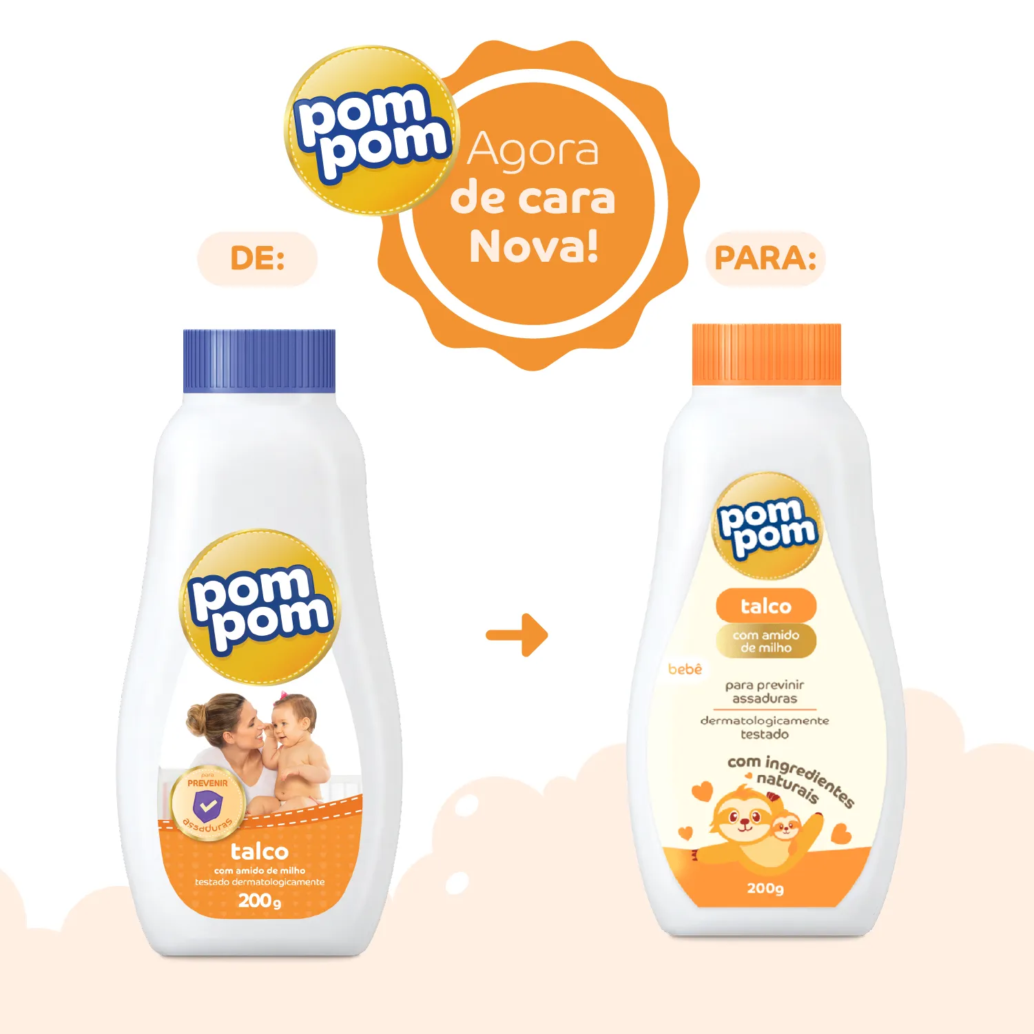 Talco Infantil Pom Pom 200g — foto 4