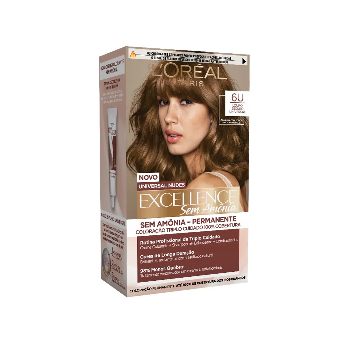 Tinta L'oréal Paris Imédia Excellence Louro Escuro Universal Sem Amônia
