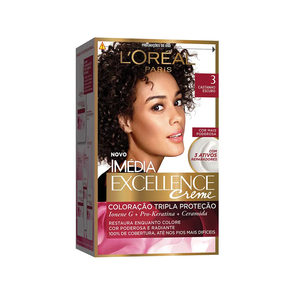 Tintura Imédia excellence Castanho escuro 3