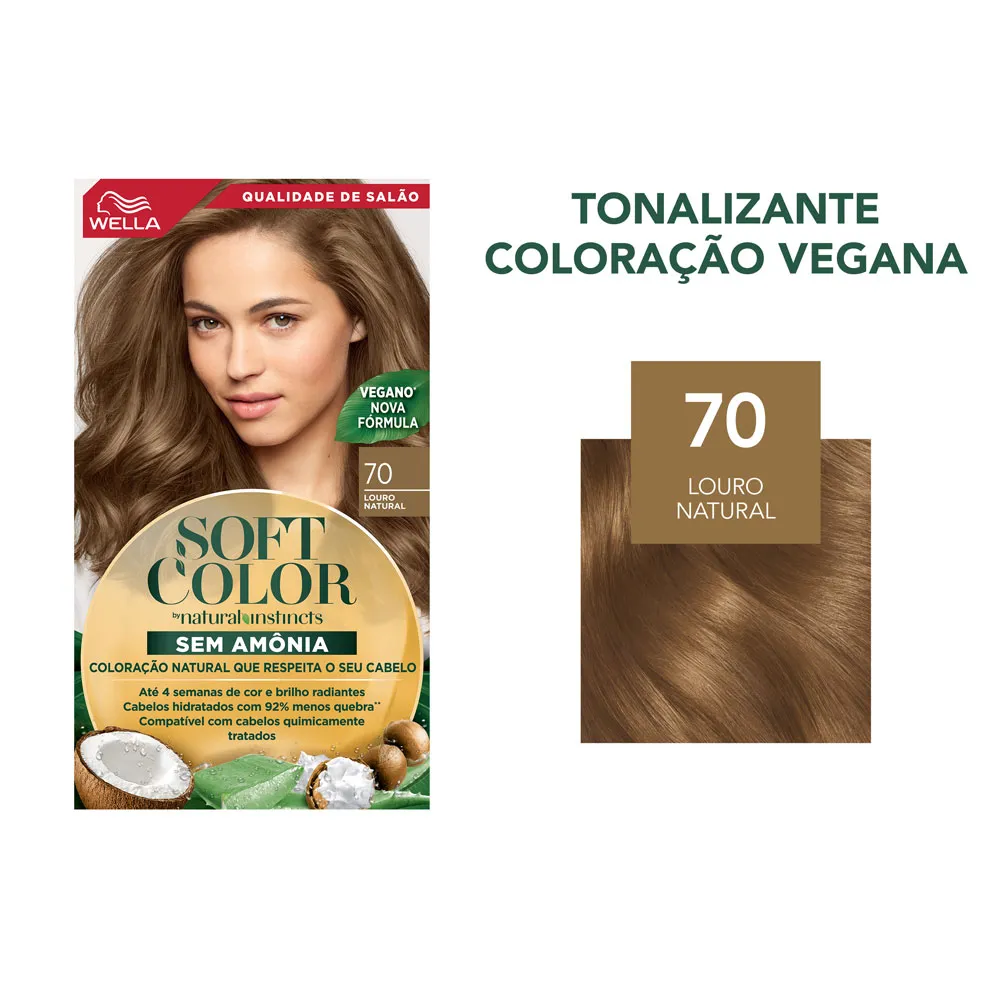 Tintura Soft Color Louro Natural 70 — foto 2