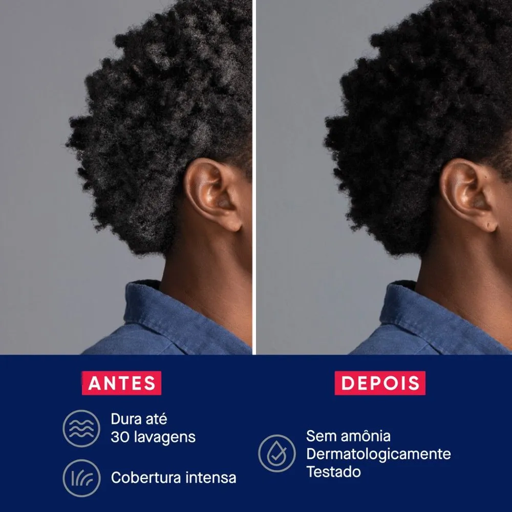 Tintura Tonalizante Biocolor Homem Bozzano Preto — foto 7