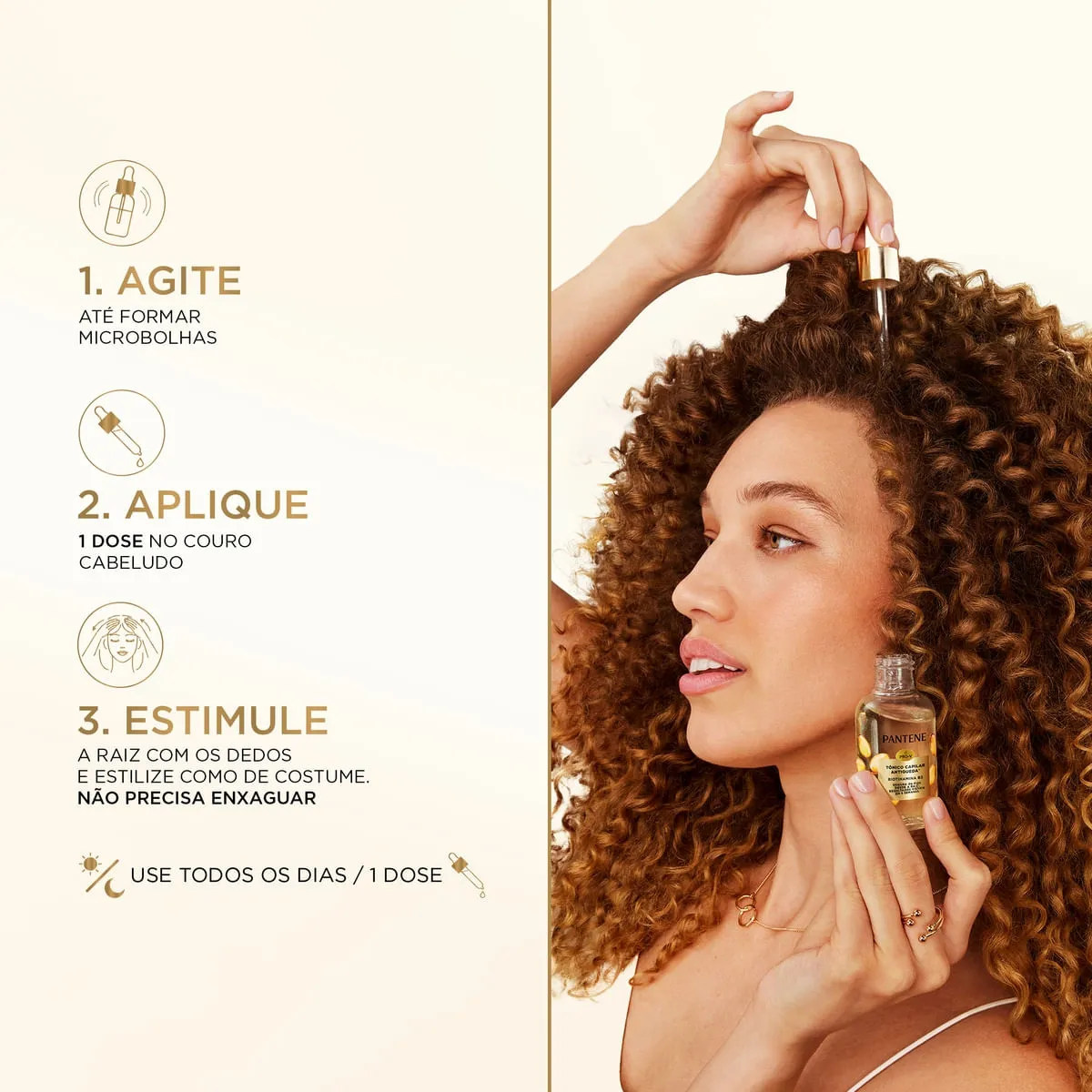 Tônico Capilar Pantene PRO-V Biotinamina B3 Antiqueda 52ml — foto 7