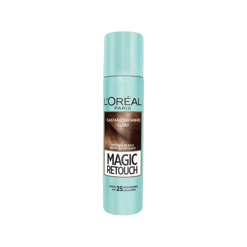 Tuntura Magic Retouch Castanho Claro Spray 75 Ml